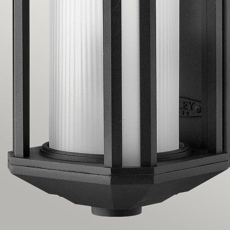 Hinkley LED Wand Buitenlamp Castelle | 1X E27 Max 60W | IP44 | Dimbaar | Black