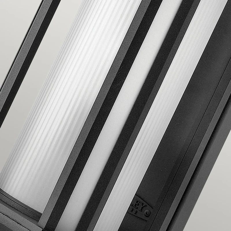 Hinkley LED Wand Buitenlamp Castelle | 1X E27 Max 60W | IP44 | Dimbaar | Black