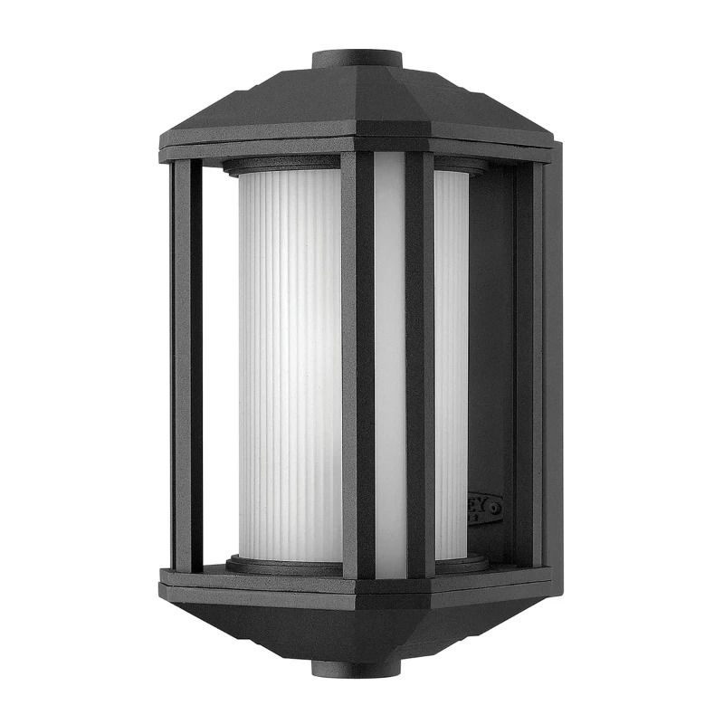 Hinkley LED Wand Buitenlamp Castelle | 1X E27 Max 60W | IP44 | Dimbaar | Black