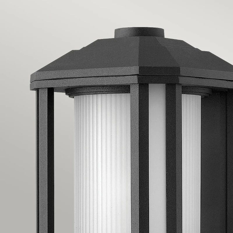 Hinkley LED Wand Buitenlamp Castelle | 1X E27 Max 60W | IP44 | Dimbaar | Black