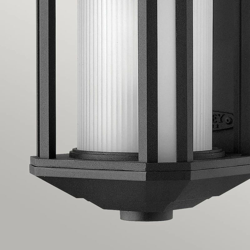 Hinkley LED Wand Buitenlamp Castelle | 1X E27 Max 60W | IP44 | Dimbaar | Black