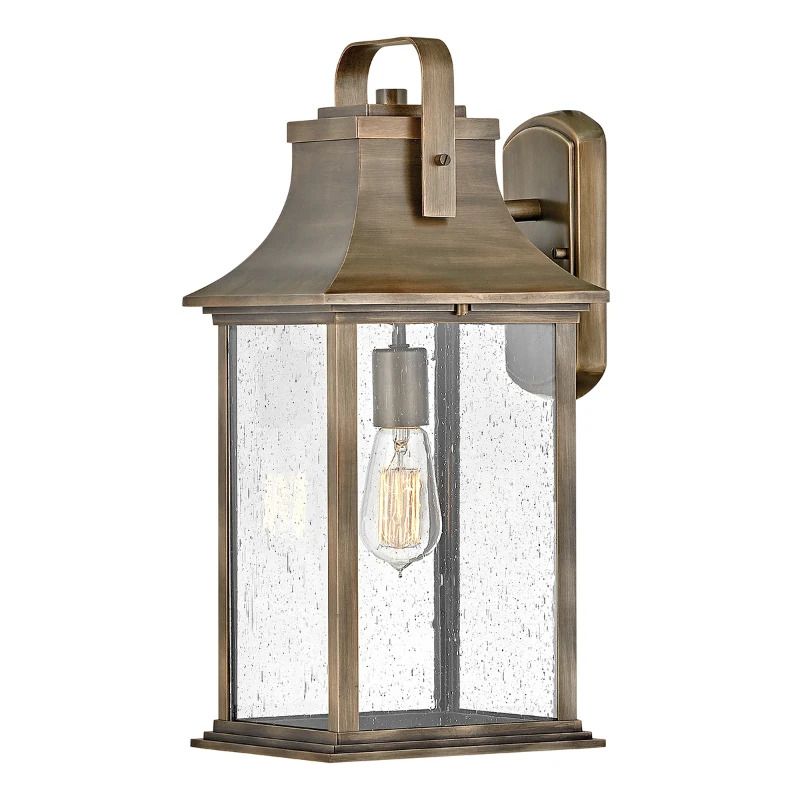 Hinkley LED Wand Buitenlamp Grant | 1X E27 Max 60W | IP44 | Dimbaar | Burnished Bronze