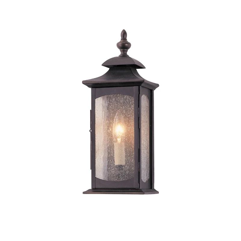 Feiss LED Wand Buitenlamp Market Square | 1X E14 Max 60W | IP44 | Dimbaar | Oil Rubbed Bronze