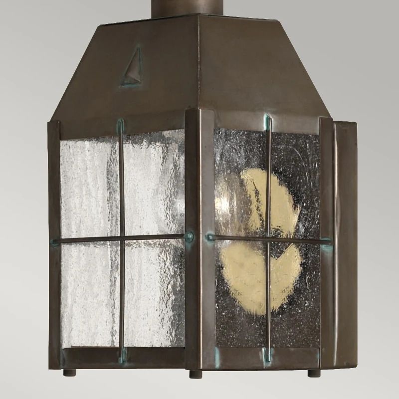 Hinkley LED Wand Buitenlamp Nantucket | 1X E27 Max 60W | IP44 | Dimbaar | Aged Brass