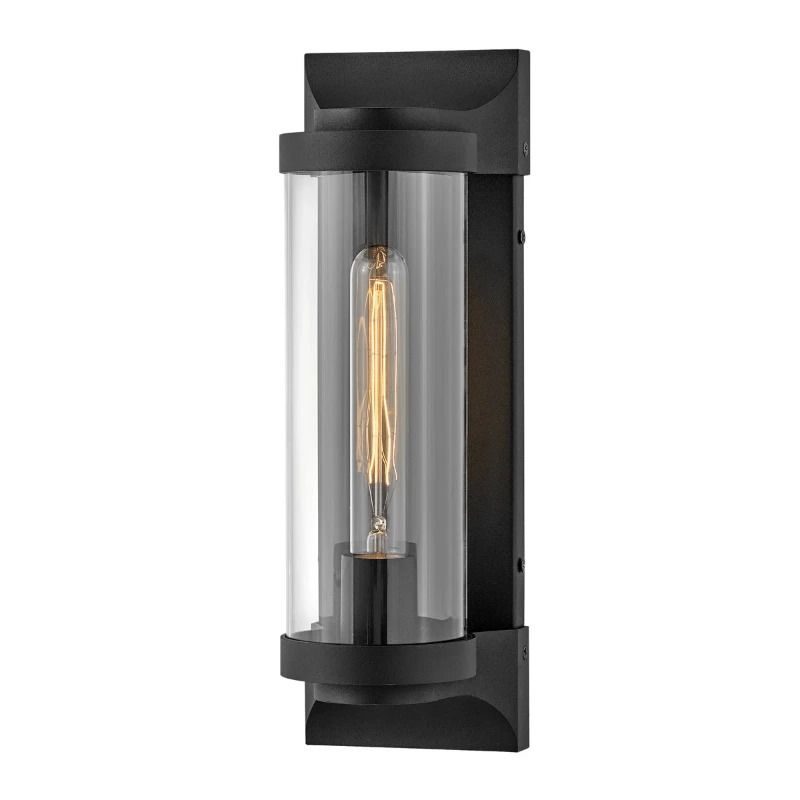 Hinkley LED Wand Buitenlamp Pearson | 1X E27 Max 60W | IP44 | Dimbaar | Textured Black