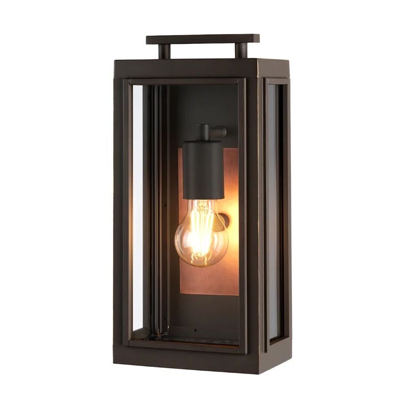 Hinkley LED Wand Buitenlamp Sutcliffe | 1X E27 Max 60W | IP44 | Dimbaar | Oil Rubbed Bronze & Copper