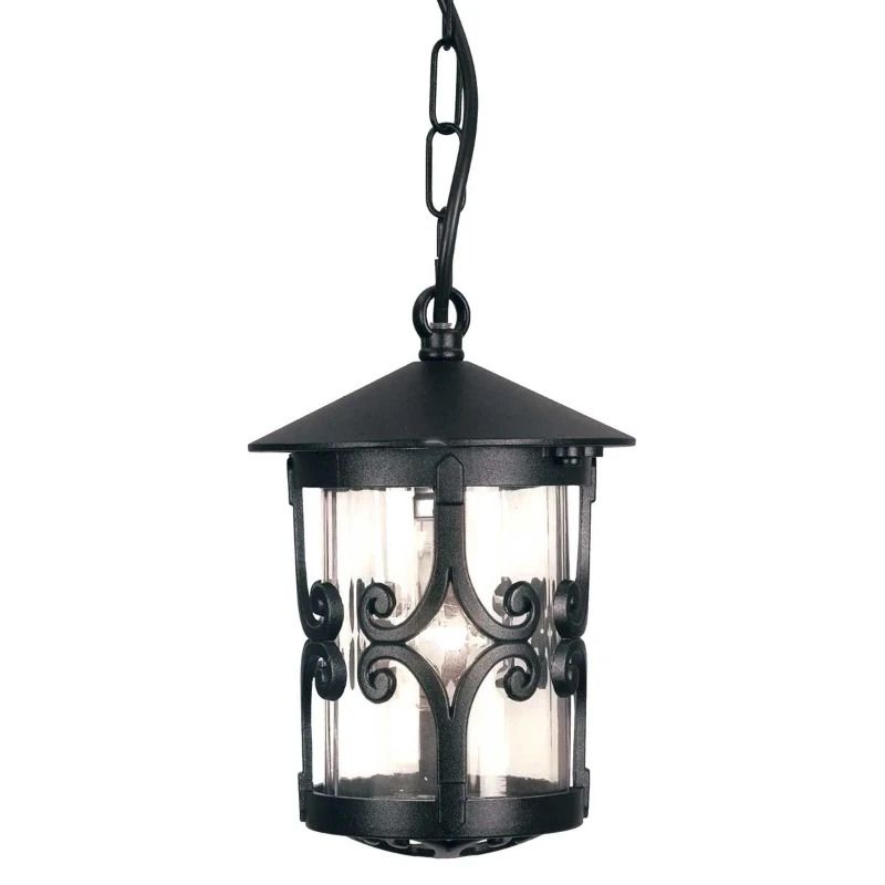 Elstead Lighting LED Buiten Hanglamp Hereford | 1X E27 Max 60W | Dimbaar | Black