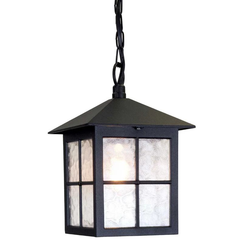 Elstead Lighting LED Buiten Hanglamp Winchester | 1X E27 Max 60W | Dimbaar | Black
