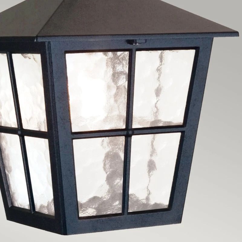 Elstead Lighting LED Buiten Hanglamp Canterbury | 1X E27 Max 60W | Dimbaar | Black
