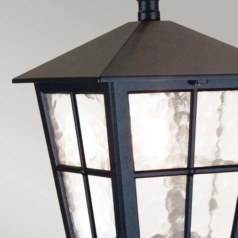 Elstead Lighting LED Buiten Hanglamp Canterbury | 1X E27 Max 60W | Dimbaar | Black