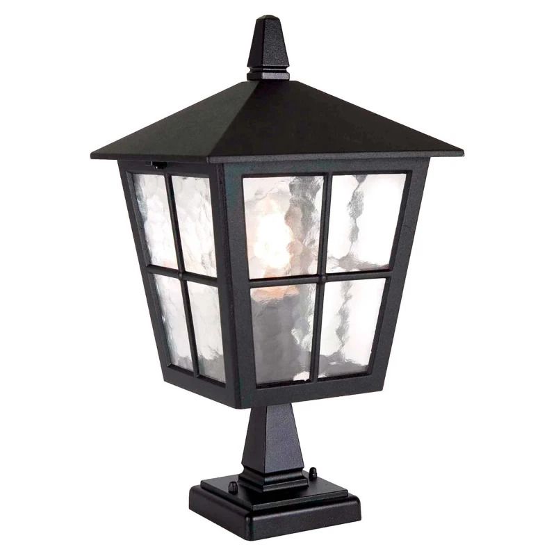 Elstead Lighting LED Tuin Pilaar Canterbury | 1X E27 Max 60W | IP43 | Black