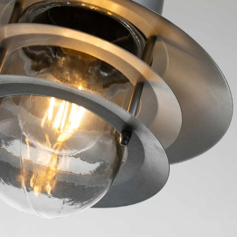 Elstead Lighting LED Buiten Hanglamp Copenhagen | 1X E27 Max 60W | IP44 | Dimbaar | Silver