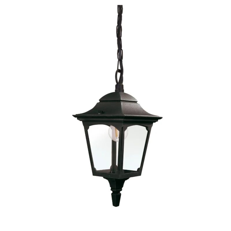 Elstead Lighting LED Buiten Hanglamp Chapel Mini | 1X E27 Max 60W | IP44 | Dimbaar | Black