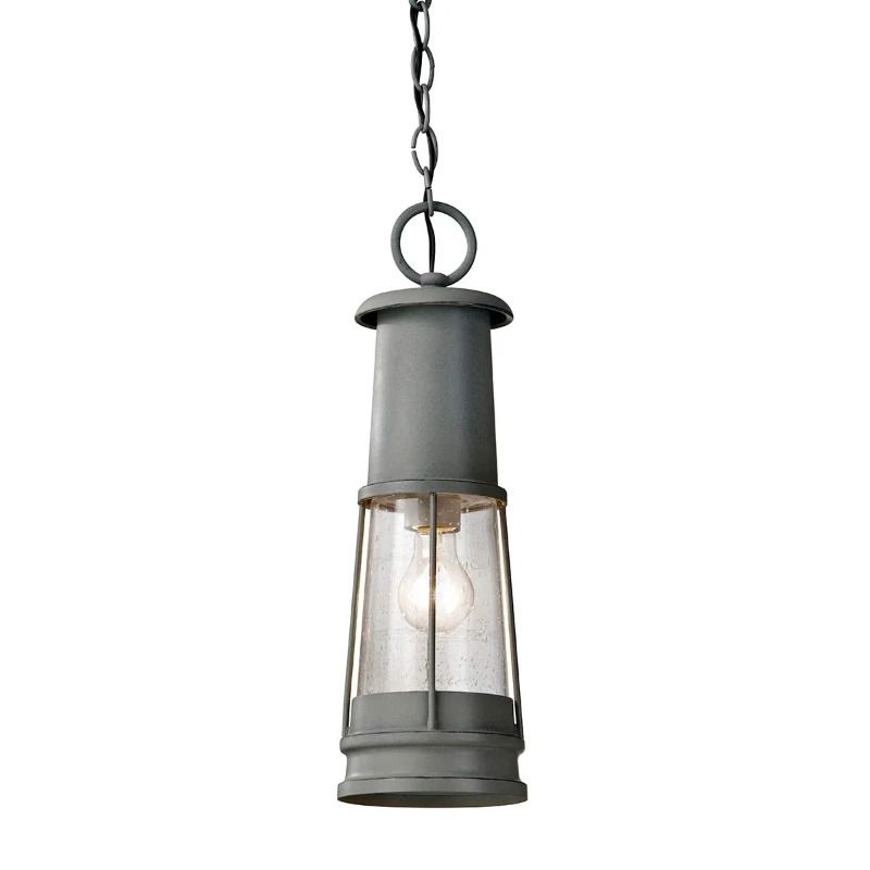 Feiss LED Buiten Hanglamp Chelsea Harbor | 1X E27 Max 60W | Dimbaar | Storm Cloud