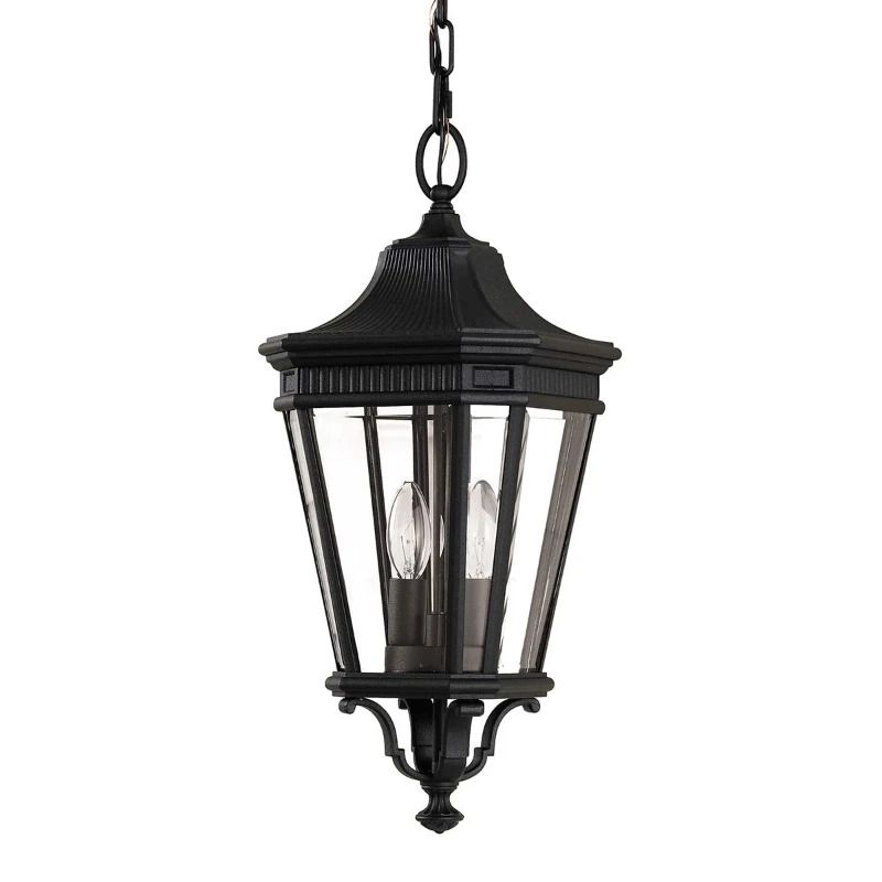 Feiss LED Buiten Hanglamp Cotswold Lane | 2X E14 Max 60W | Dimbaar | Black