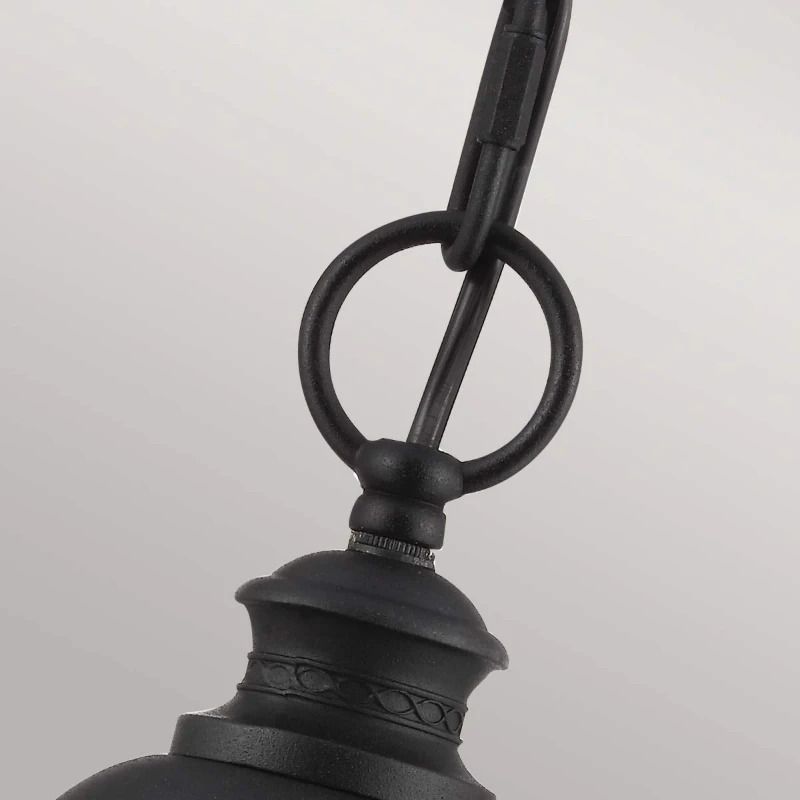 Feiss LED Buiten Hanglamp English Bridle | 3X E14 Max 60W | IP44 | Dimbaar | Black