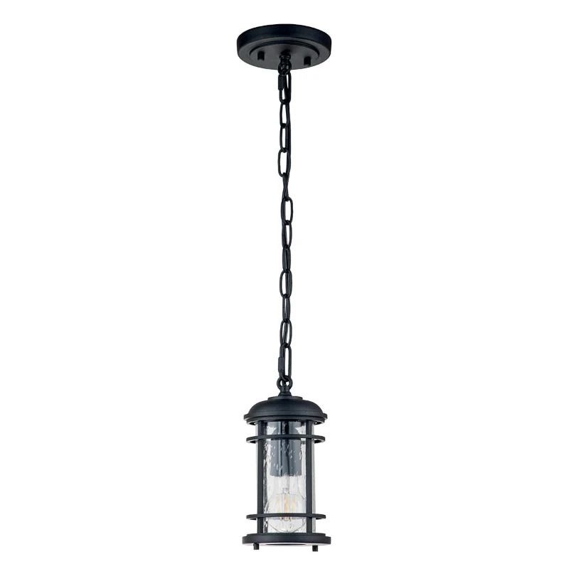 Feiss LED Buiten Hanglamp Lighthouse | 1X E27 Max 60W | IP44 | Dimbaar | Textured Black