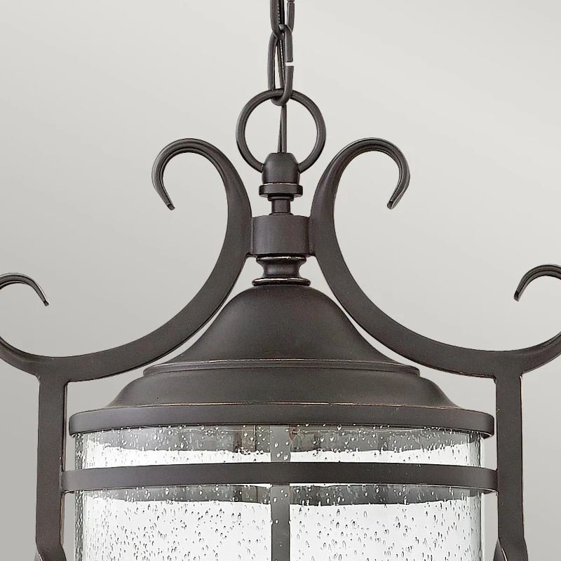 Hinkley LED Buiten Hanglamp Casa | 3X E14 Max 40W | IP44 | Dimbaar | Olde Black