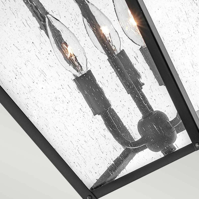 Hinkley LED Buiten Hanglamp Huntersfield | 3X E14 Max 40W | IP44 | Dimbaar | Black