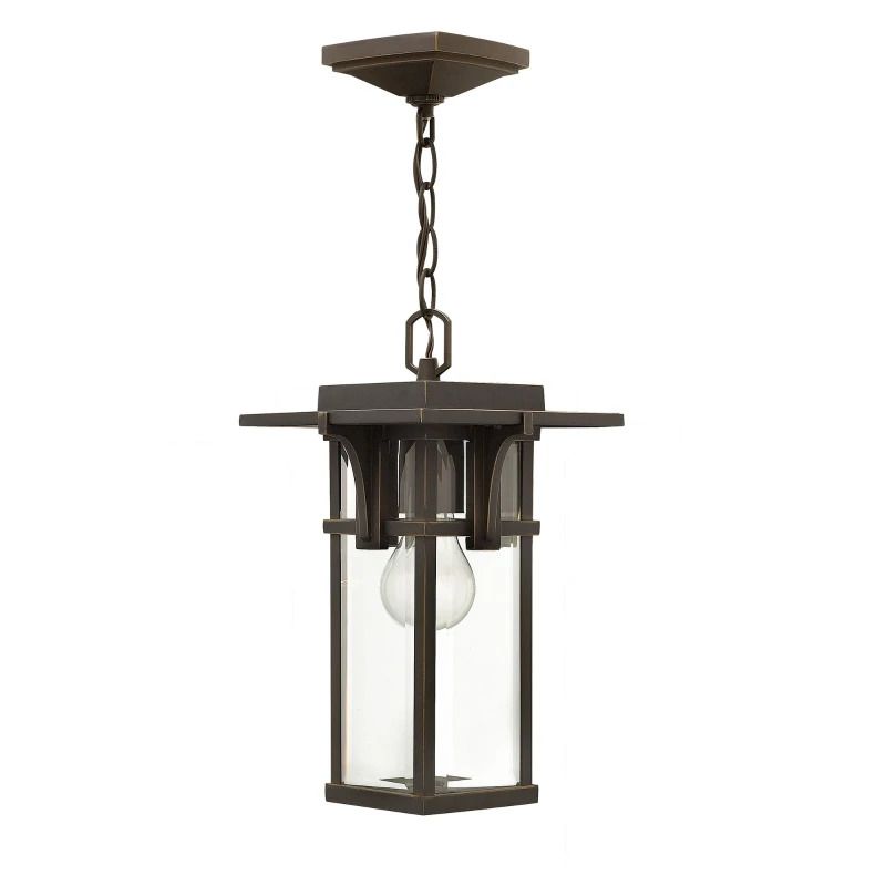 Hinkley LED Buiten Hanglamp Manhattan | 1X E27 Max 60W | Dimbaar | Oil Rubbed Bronze