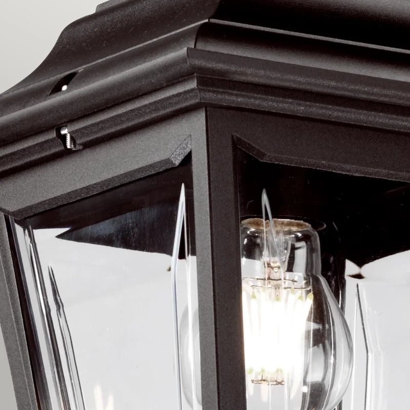 Elstead Lighting LED Buiten Hanglamp Kerry | 1X E27 Max 60W | IP44 | Dimbaar | Black
