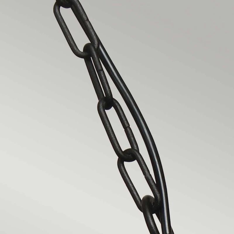 Elstead Lighting LED Buiten Hanglamp Klampenborg | 1X E27 Max 60W | IP44 | Dimbaar | Black