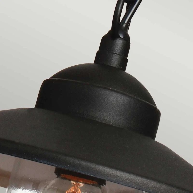 Elstead Lighting LED Buiten Hanglamp Klampenborg | 1X E27 Max 60W | IP44 | Dimbaar | Black