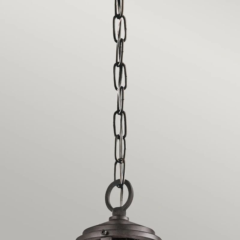 Kichler LED Buiten Hanglamp Lyndon | 1X E27 Max 60W | IP44 | Dimbaar | Architectural Bronze