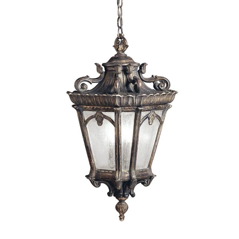 Kichler LED Buiten Hanglamp Tournai | 4X E27 Max 60W | IP44 | Dimbaar | Londonderry