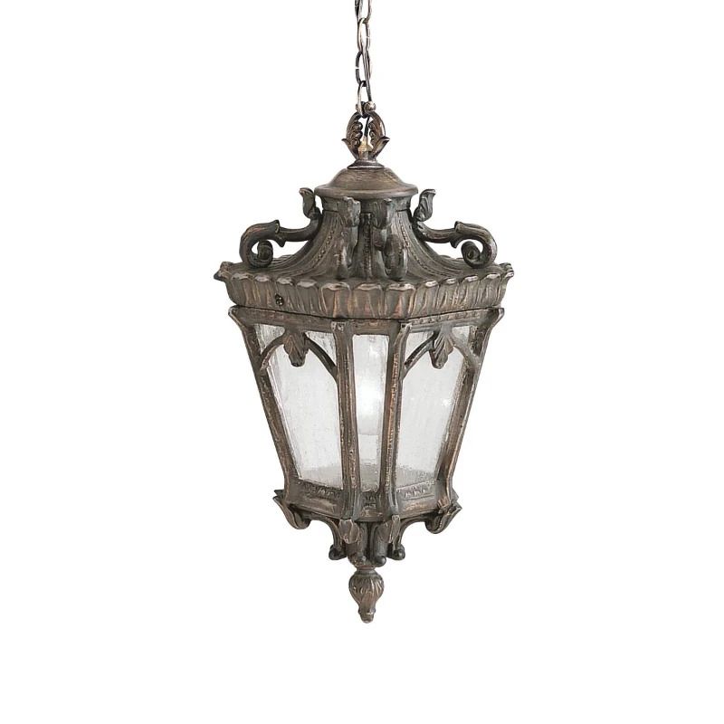 Kichler LED Buiten Hanglamp Tournai | 3X E14 Max 60W | IP44 | Dimbaar | Londonderry