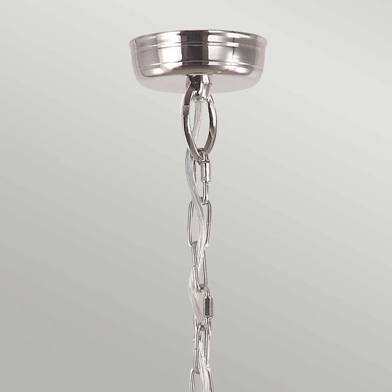 Elstead Lighting LED Buiten Hanglamp Mansion House | 3X E14 Max 60W | IP44 | Dimbaar | Polished Nickel