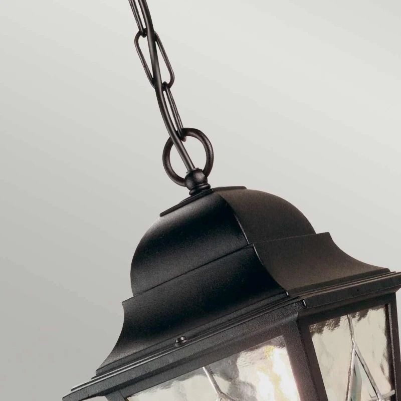 Elstead Lighting LED Buiten Hanglamp Norfolk | 1X E27 Max 60W | IP44 | Dimbaar | Black