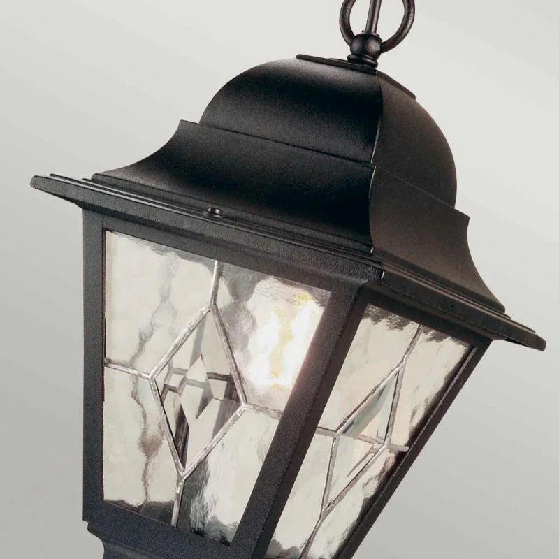 Elstead Lighting LED Buiten Hanglamp Norfolk | 1X E27 Max 60W | IP44 | Dimbaar | Black