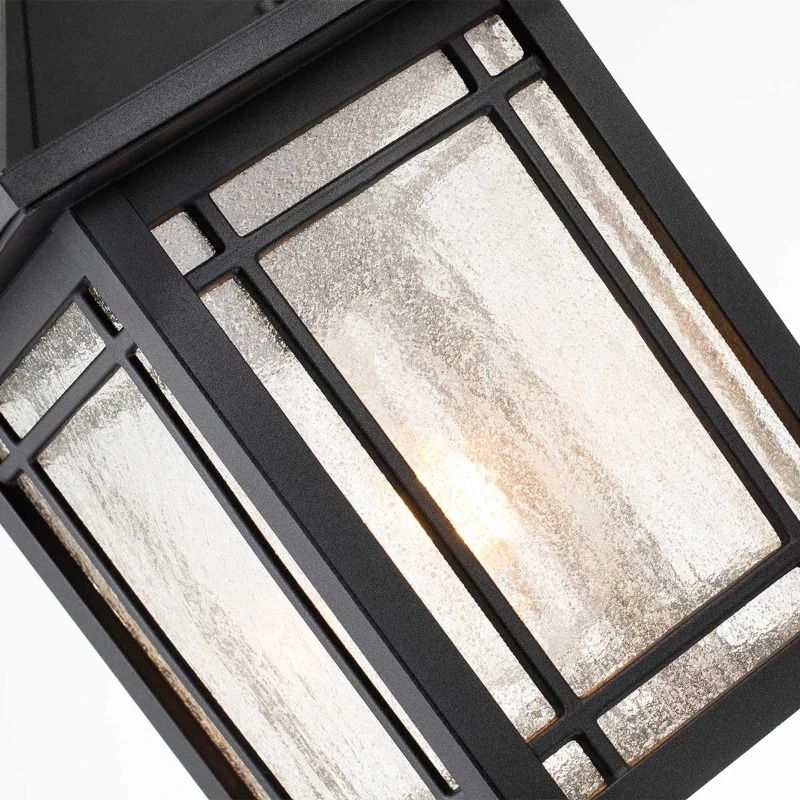 Quoizel LED Buiten Hanglamp Cedar Point | 1X E27 Max 60W | IP44 | Dimbaar | Black