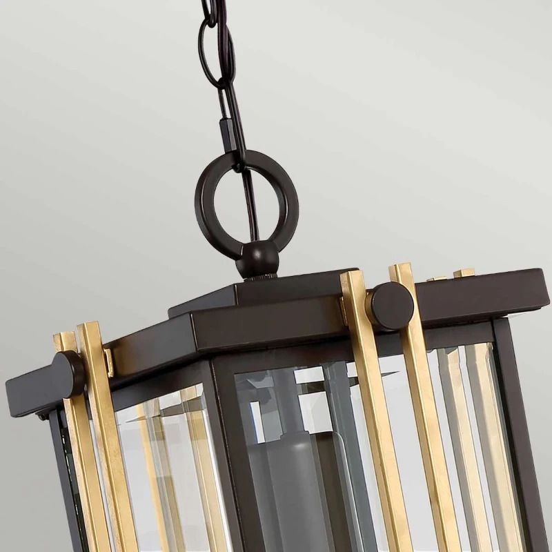 Quoizel LED Buiten Hanglamp Goldenrod | 1X E27 Max 60W | IP44 | Dimbaar | Western Bronze