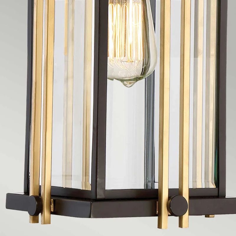 Quoizel LED Buiten Hanglamp Goldenrod | 1X E27 Max 60W | IP44 | Dimbaar | Western Bronze