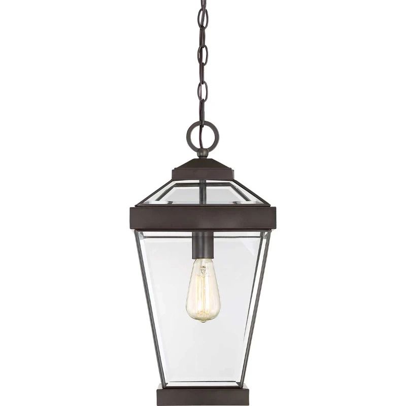 Quoizel LED Buiten Hanglamp Ravine | 1X E27 Max 60W | Dimbaar | Western Bronze