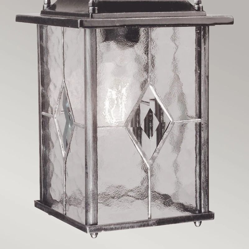 Elstead Lighting LED Buiten Hanglamp Wexford | 1X E27 Max 60W | Dimbaar | Black/Silver