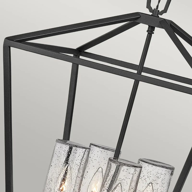 Hinkley LED Buiten Hanglamp Alford Place | 4X E14 Max 40W | IP44 | Dimbaar | Museum Black