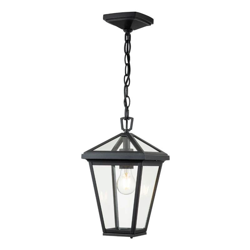 Hinkley LED Buiten Hanglamp Alford Place | 1X E27 Max 60W | IP44 | Dimbaar | Museum Black