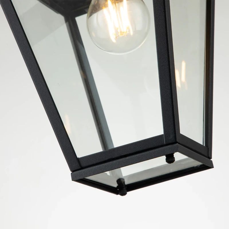 Hinkley LED Buiten Hanglamp Alford Place | 1X E27 Max 60W | IP44 | Dimbaar | Museum Black