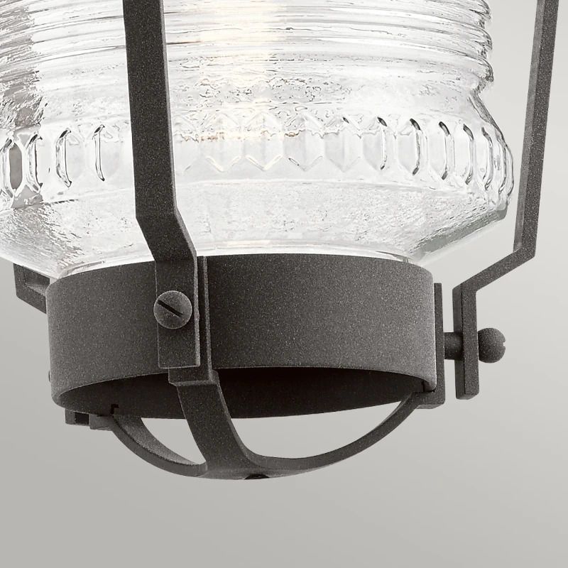 Kichler LED Buiten Hanglamp Chance Harbor | 1X E27 Max 60W | IP44 | Dimbaar | Weathered Zinc