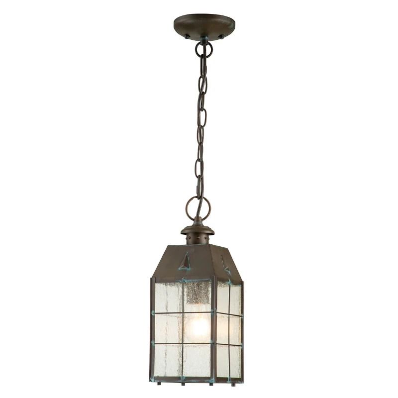 Hinkley LED Buiten Hanglamp Nantucket | 1X E27 Max 60W | IP44 | Dimbaar | Aged Brass