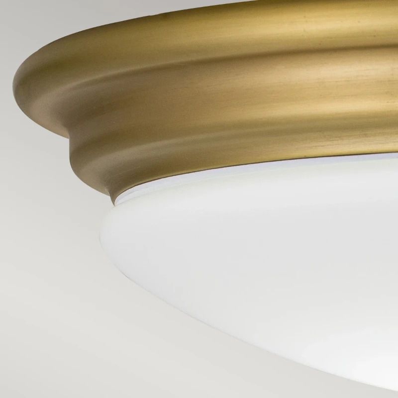 Elstead Lighting LED Badkamerarmatuur Brompton | 5.7W 3000K 600Lm 830 | IP44 | Dimbaar | Brushed Brass