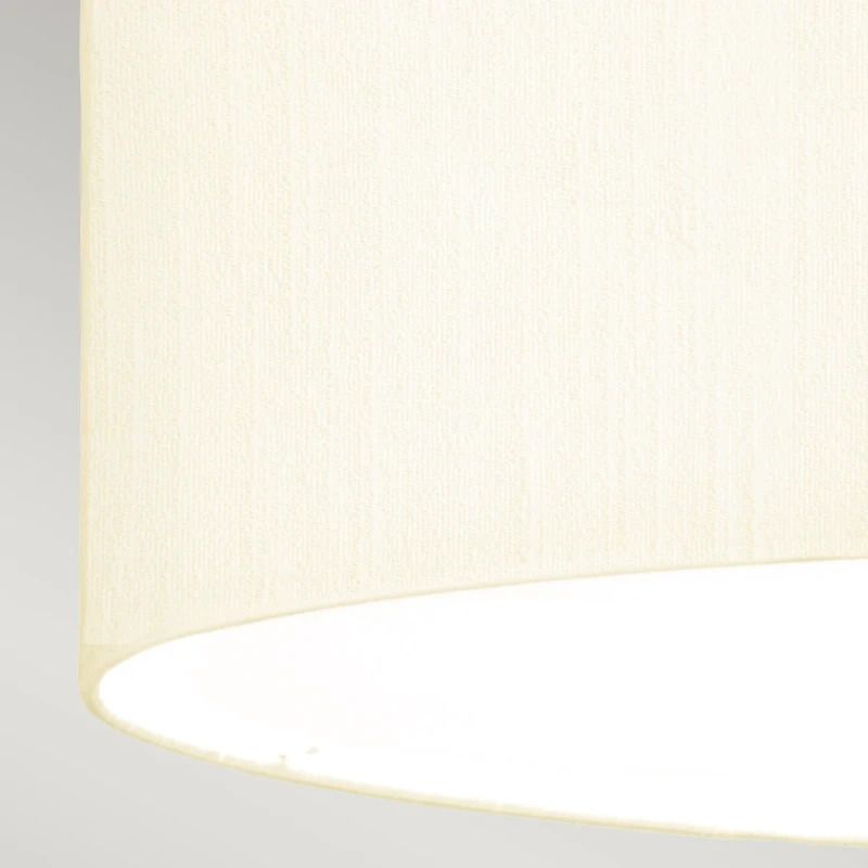Designer's Lightbox LED Plafondlamp Fletcher Flush | 5X E27 Max 60W | Dimbaar | Aged Brass with Ivory Shade