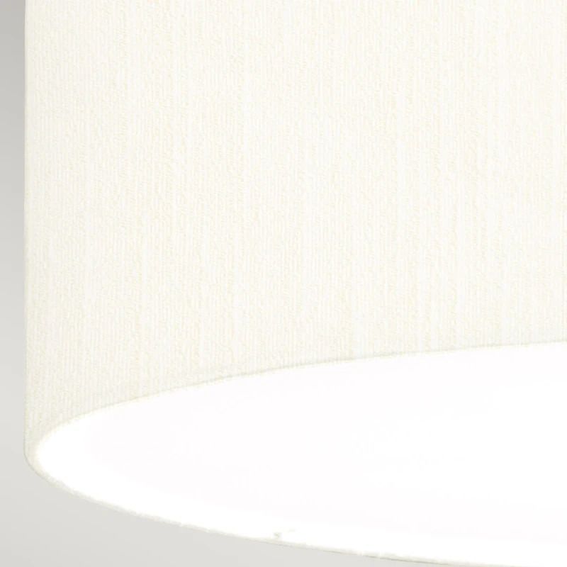 Designer's Lightbox LED Plafondlamp Fletcher Flush | 5X E27 Max 60W | Dimbaar | Aged Brass with Ivory Shade