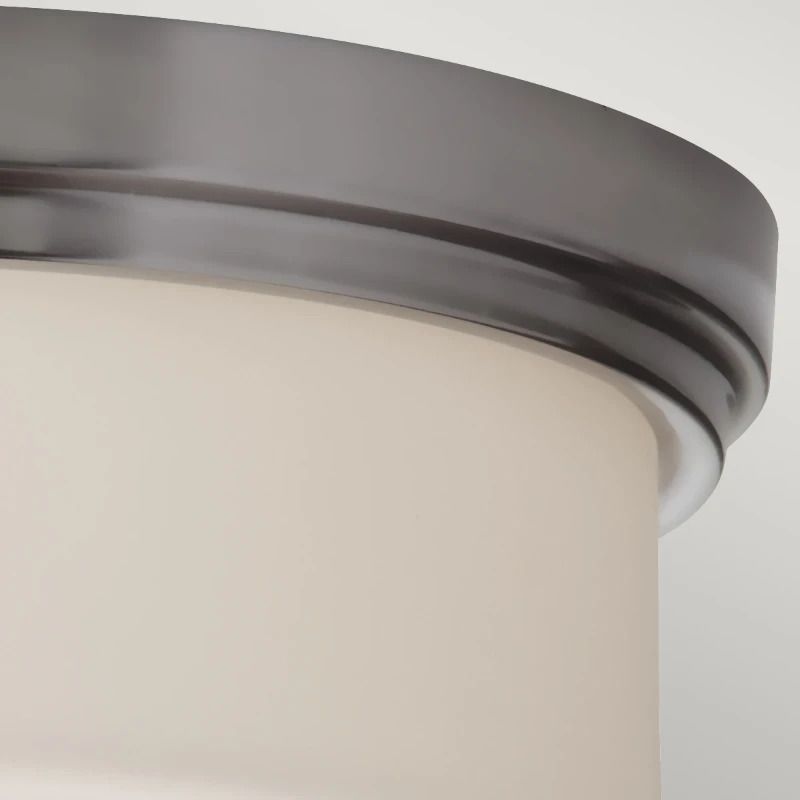 Feiss LED Plafond Badkamerlamp Kincaid | 2X E27 Max 60W | IP44 | Dimbaar | Polished Chrome