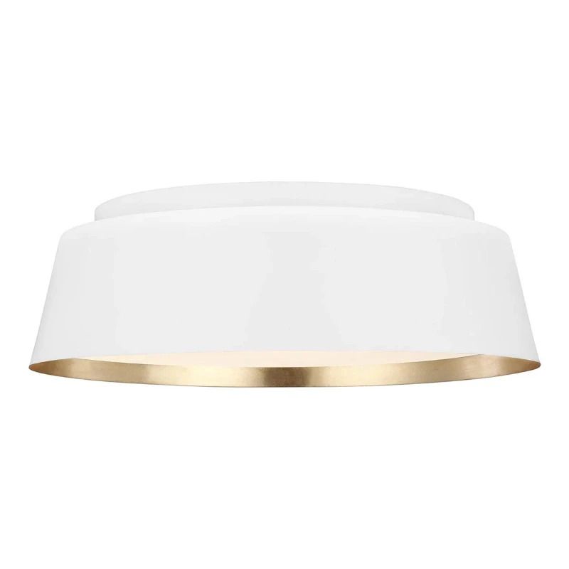 Feiss LED Plafondlamp Asher | 3X E14 Max 60W | Dimbaar | Matte White & Gold