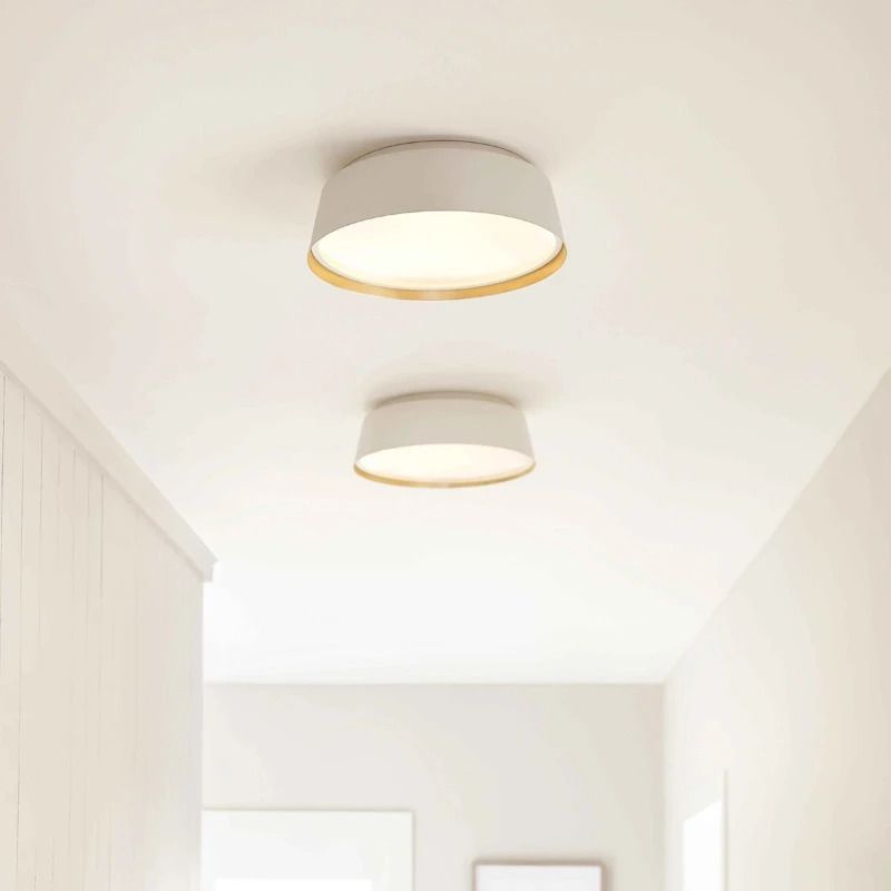 Feiss LED Plafondlamp Asher | 3X E14 Max 60W | Dimbaar | Matte White & Gold
