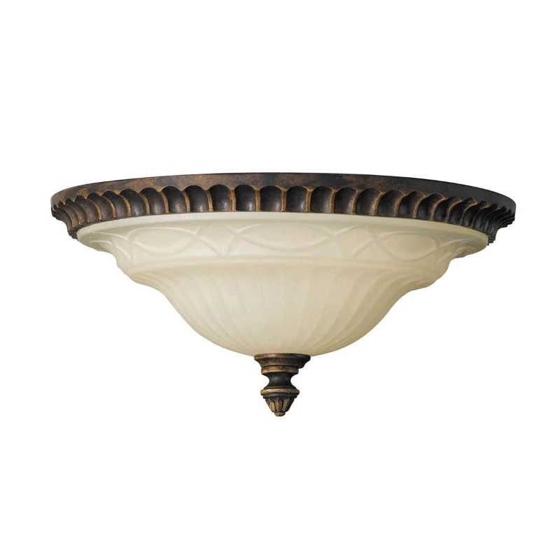 Feiss LED Plafondlamp Drawing Room | 2X E27 Max 60W | Dimbaar | Walnut